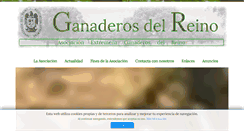 Desktop Screenshot of ganaderosdelreino.org